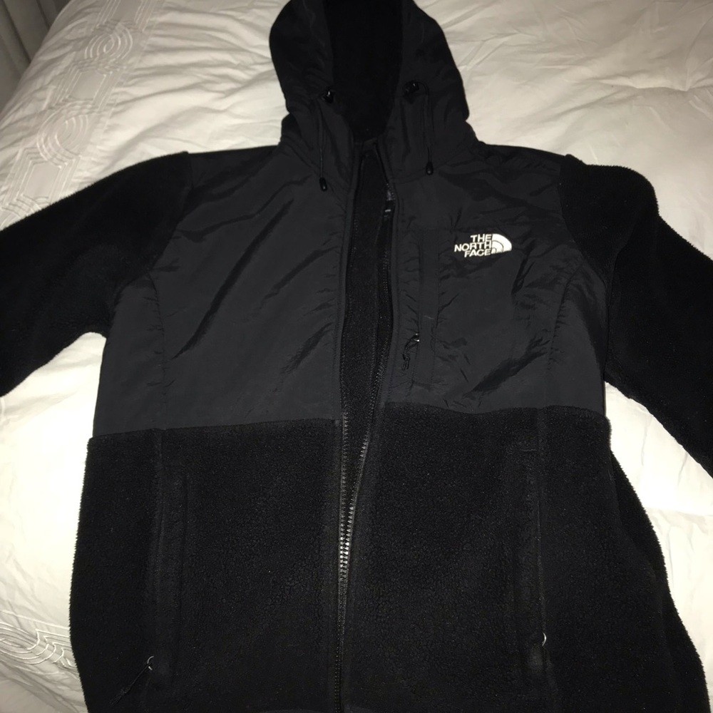 North face zip up with hood